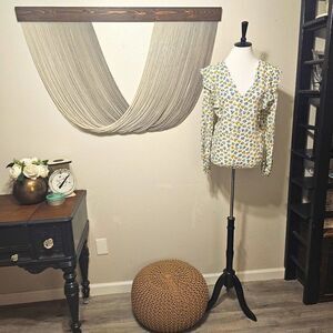 Popsugar Floral Ruffle Blouse Sz XL
